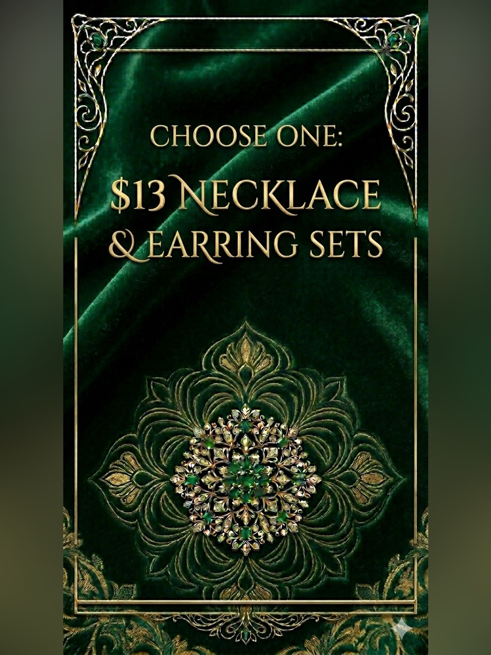 Choose One: $13 Necklace & Earring Sets